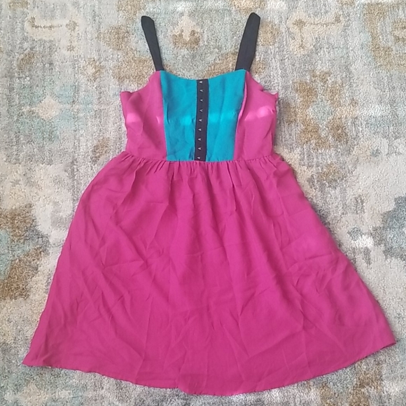 Xhilaration Color Block Dress - Picture 1 of 4
